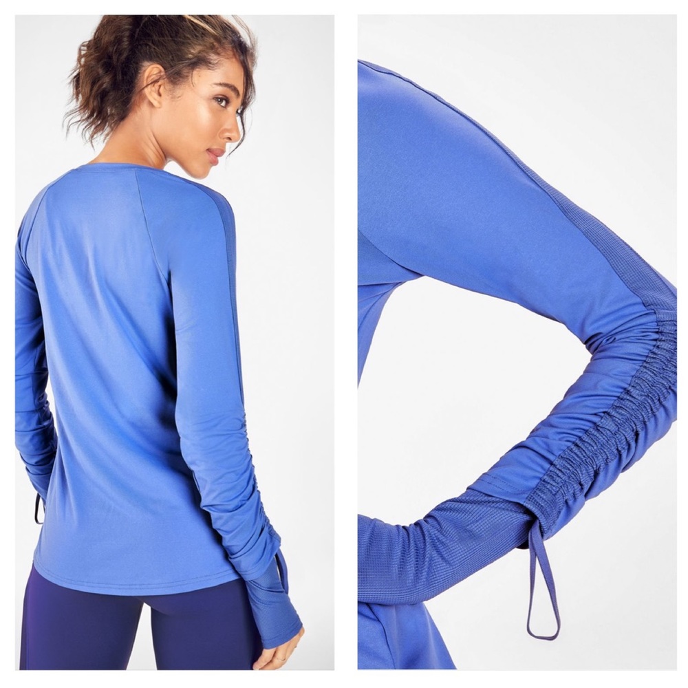 Fabletics Blue Long Sleeve Top